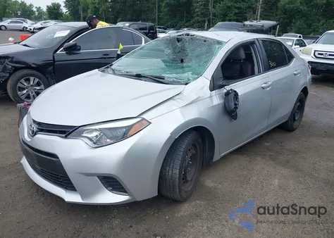 2016 Toyota Corolla Le z USA, uszkodzony, nr VIN 2T1BURHE5GC620604